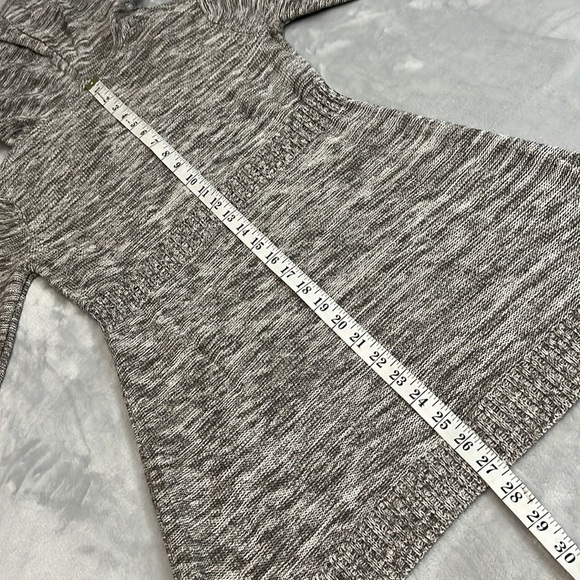 Roxy Hooded Tunic Top Marble Grey/Beige - Picture 12 of 14